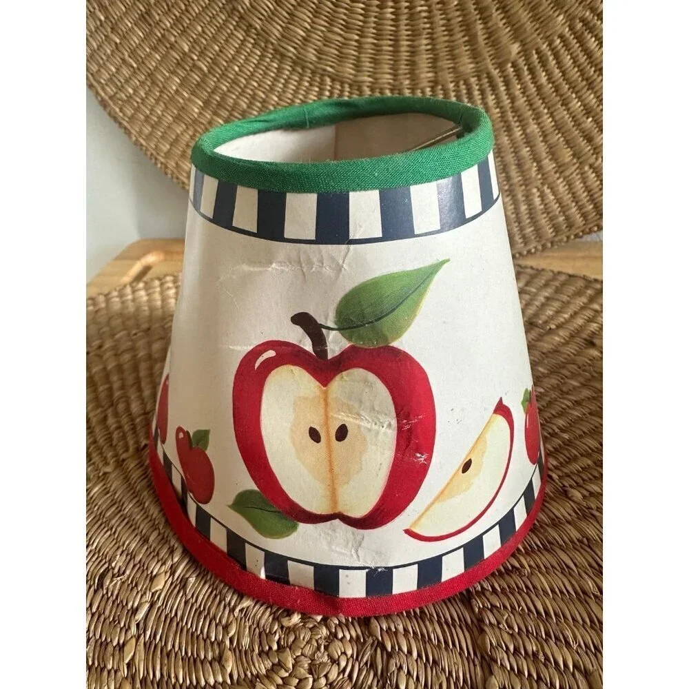 Vintage Apple small lamp shade